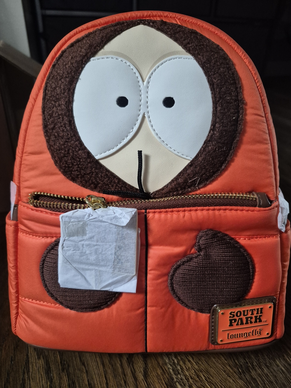 South Park Kenny Kids Orange Character Backpack by Loungefly